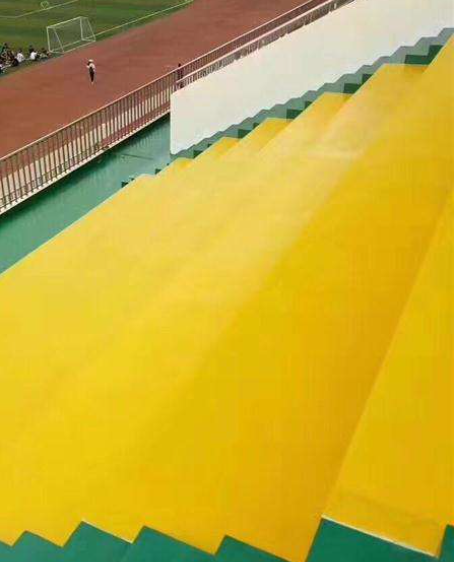 丰都球场台阶翻新修补改造